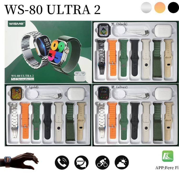 ساعت هوشمند ویسمی مدل WS80 Ultra2