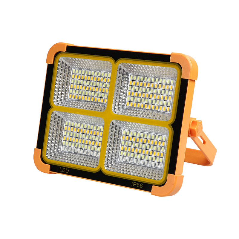پرژکتور خورشیدی شارژی با پاوربانک - توان 500W