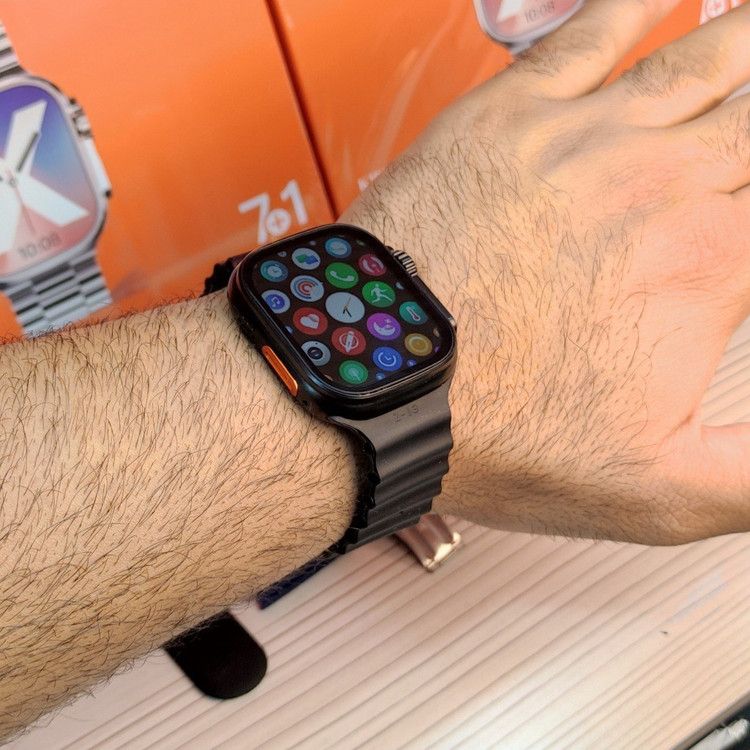 ساعت هوشمند KEQIWEAR مدل KW31 Ultra3 به همراه ۷ بند