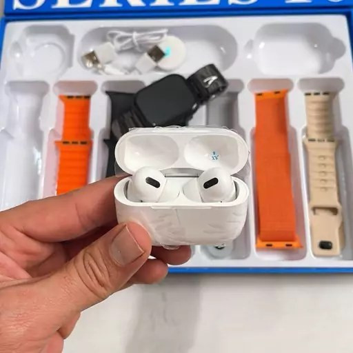 ساعت هوشمند اپل مدل WS09 با نمایشگر OLED و بند سیلیکونی
